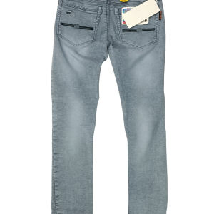 grey Stretchable denim jeans men's slim fit